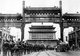 China: Japanese Imperial troops march into Peking / Beijing via the Zhengyangmen Gate to the south of Tiananmen Square, August 13, 1937