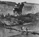 China: Imperial Japanese soldiers of the Chiba Corps crossing the Nanking (Nanjing) moat close to Zhonghua Gate, 13 December, 1937